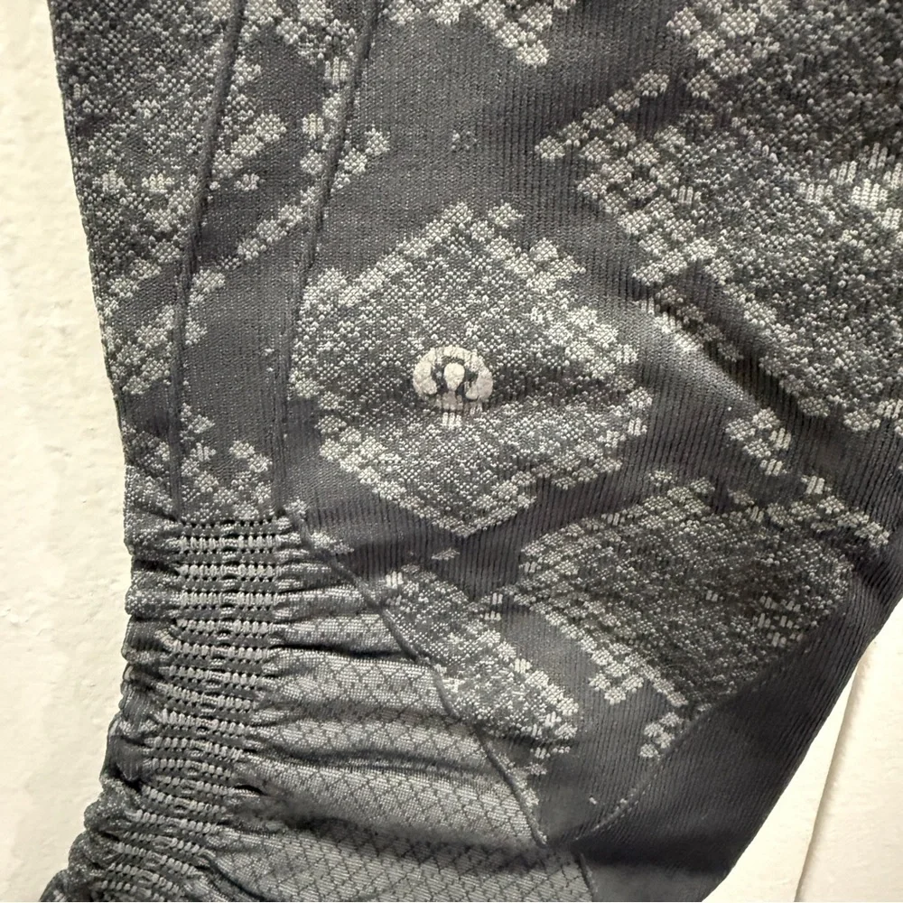 Lululemon Grey In The Flow Crop II